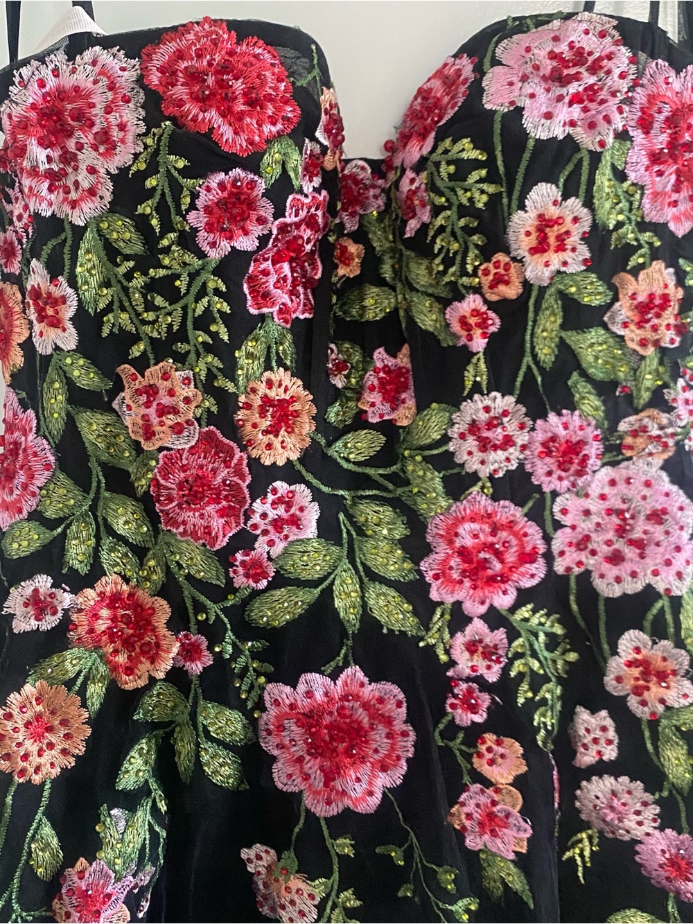Anthropologie Mac Duggal Sleeveless Floral Fit & Flare Midi Dress NWT Sz 6 - Picture 9 of 9